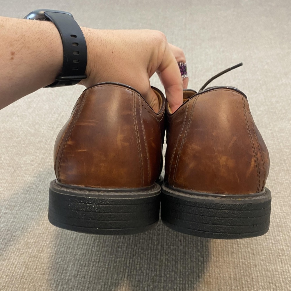 Johnston & Murphy Shoes Mens Size 12 M Brown Leather Derby Dress Oxfords XC4 - Picture 6 of 11